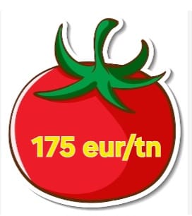 175 euros tomate