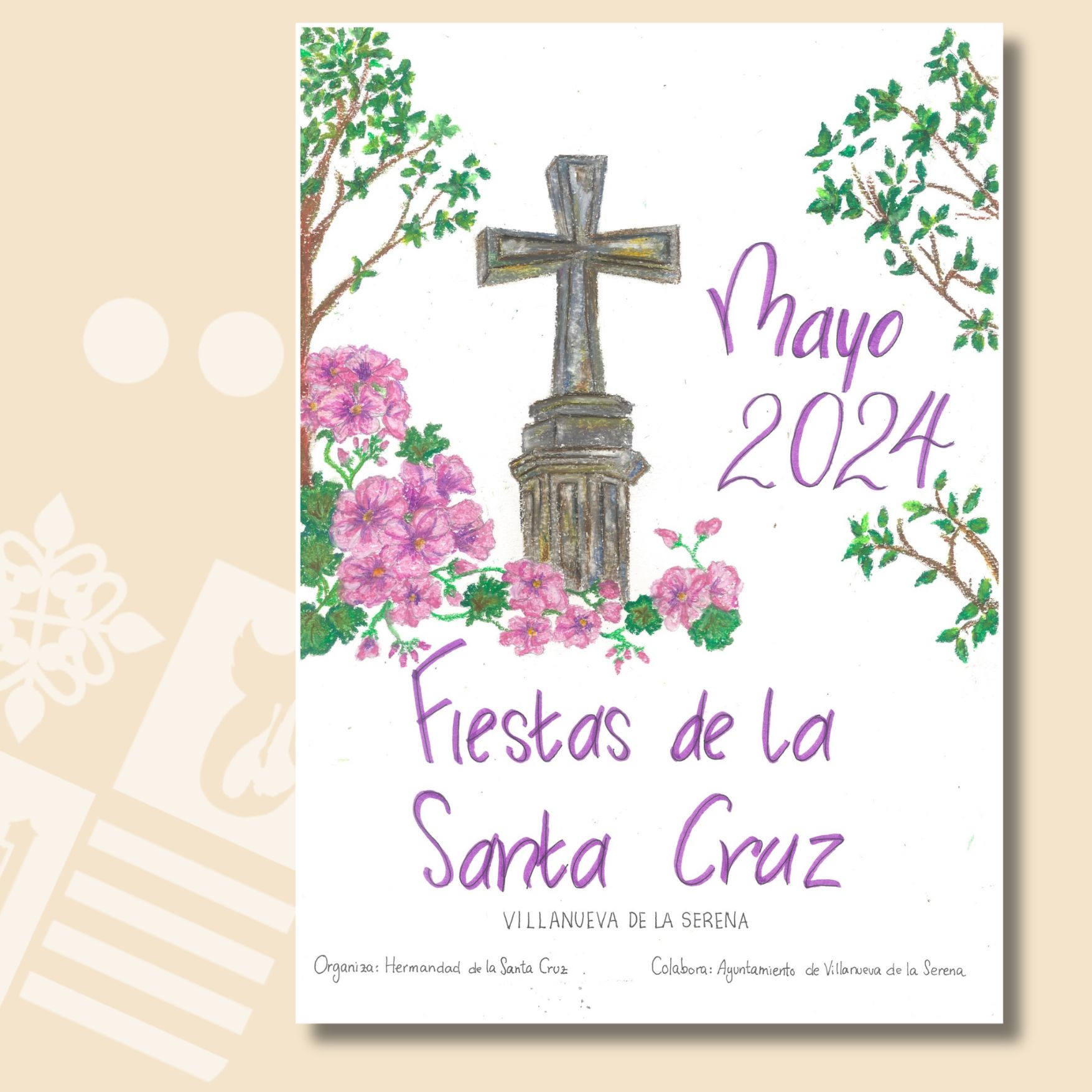 cartel ganador fiestas de la santa cruz vva